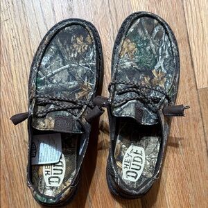Hey Dude Camo Sneakers for Women